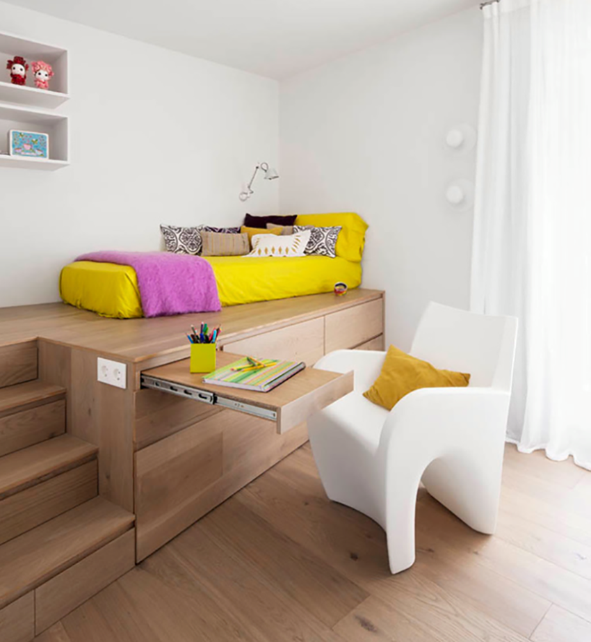 Une chambre d'enfant bien organisée