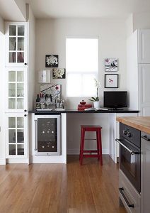 Dans la cuisine