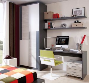 Dans la chambre d’un étudiant