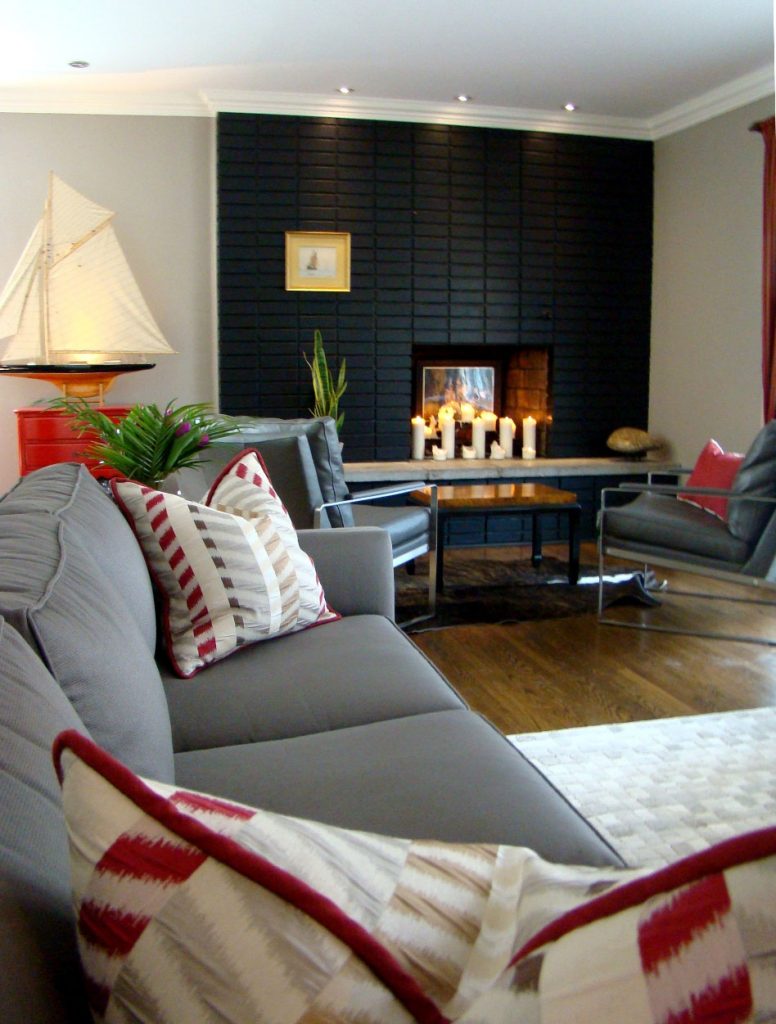 Living Room Design in Lorraine, Quebec