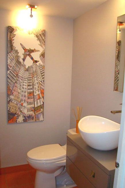 Powder Room Renovation in Lorraine 