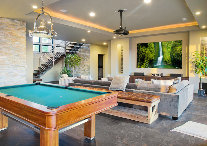 Man Cave and Garage Design