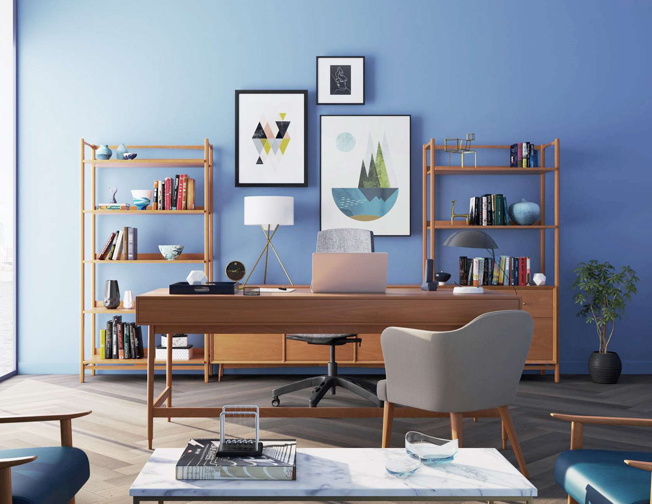 Idées de bureau à domicile: où intégrer un espace de travail à la maison -  Versa Style Design
