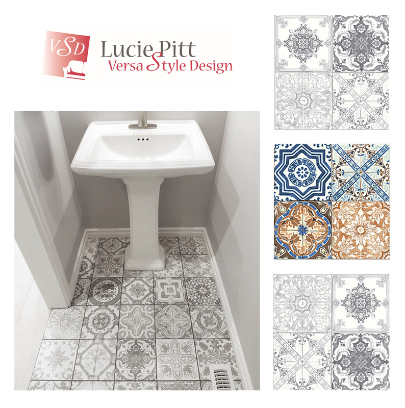 Patchwork tiles - Bathroom Trends for 2023