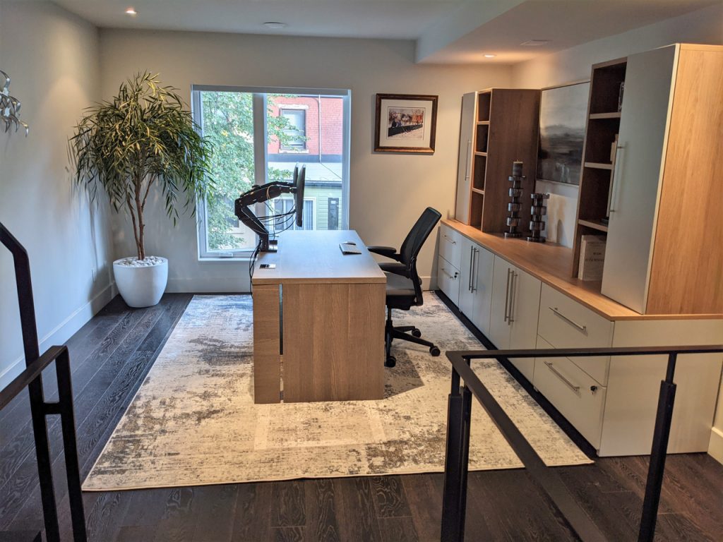 Home Office Make-Over in Pointe-St-Charles, Montreal