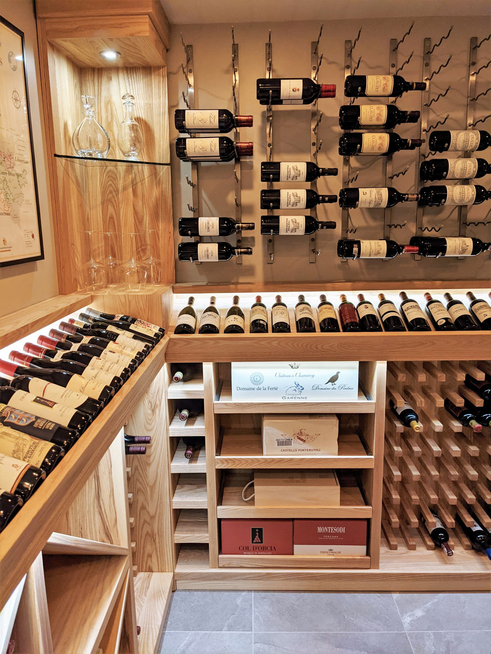 Design et rénovation de cave à vin à Saint-Lambert - Versa Style Design