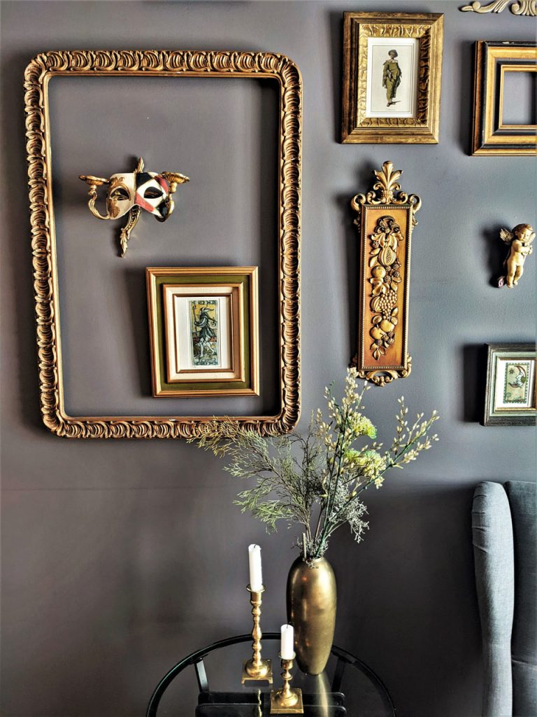 Design d'une chambre de style baroque-éclectique