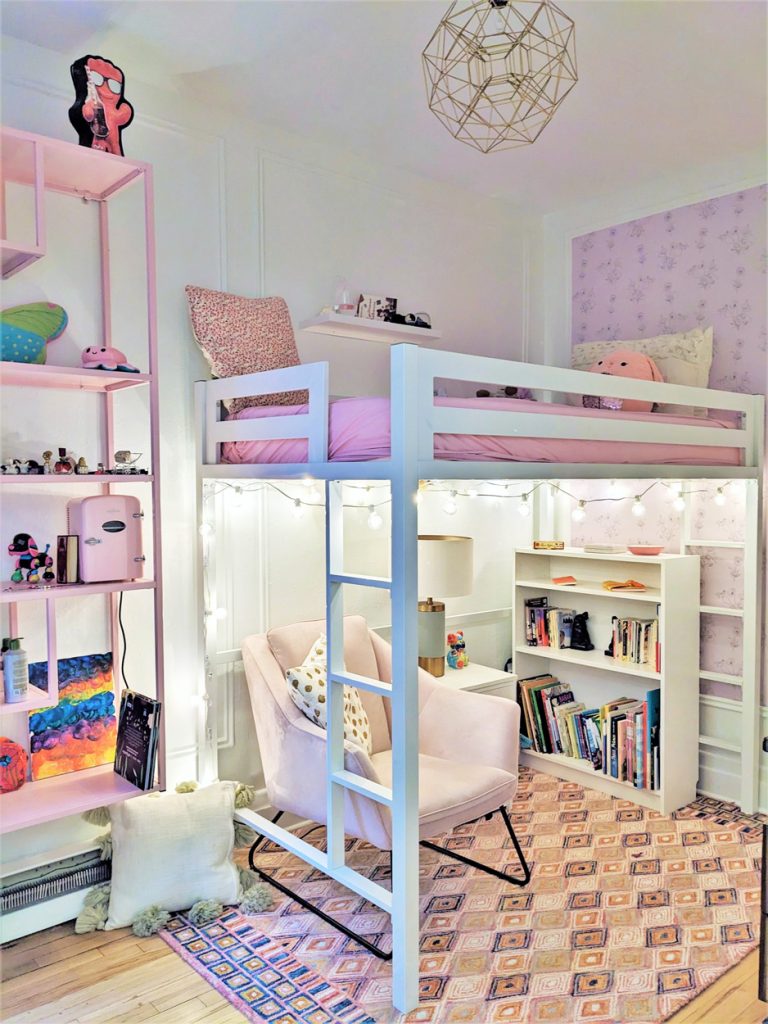 Young Girl's Bedroom Design in Outremont, Montreal