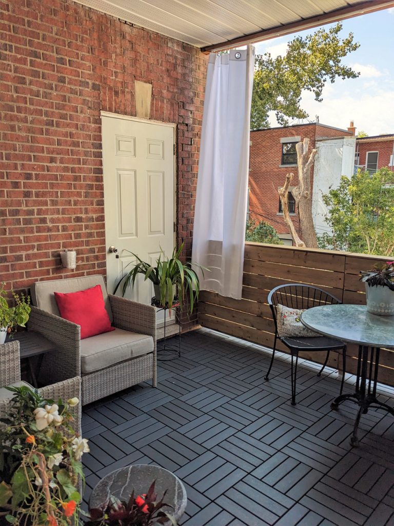 Balcony Makeover in Rosemont