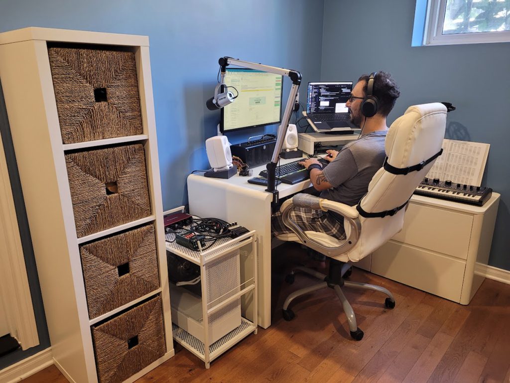 Home Office Design for Two in Montreal