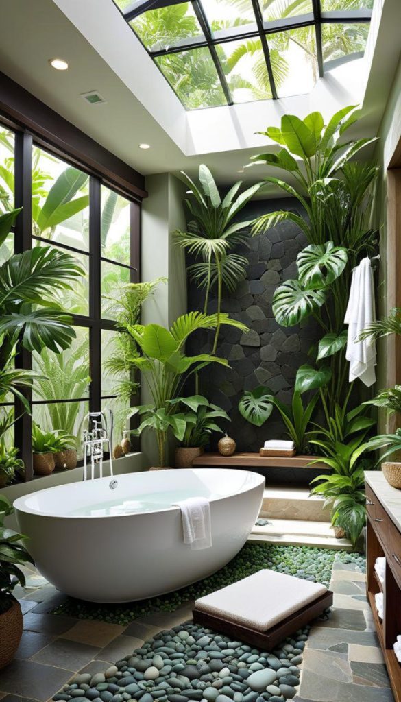 Bathroom Design Trends for 2025 - Biophilic