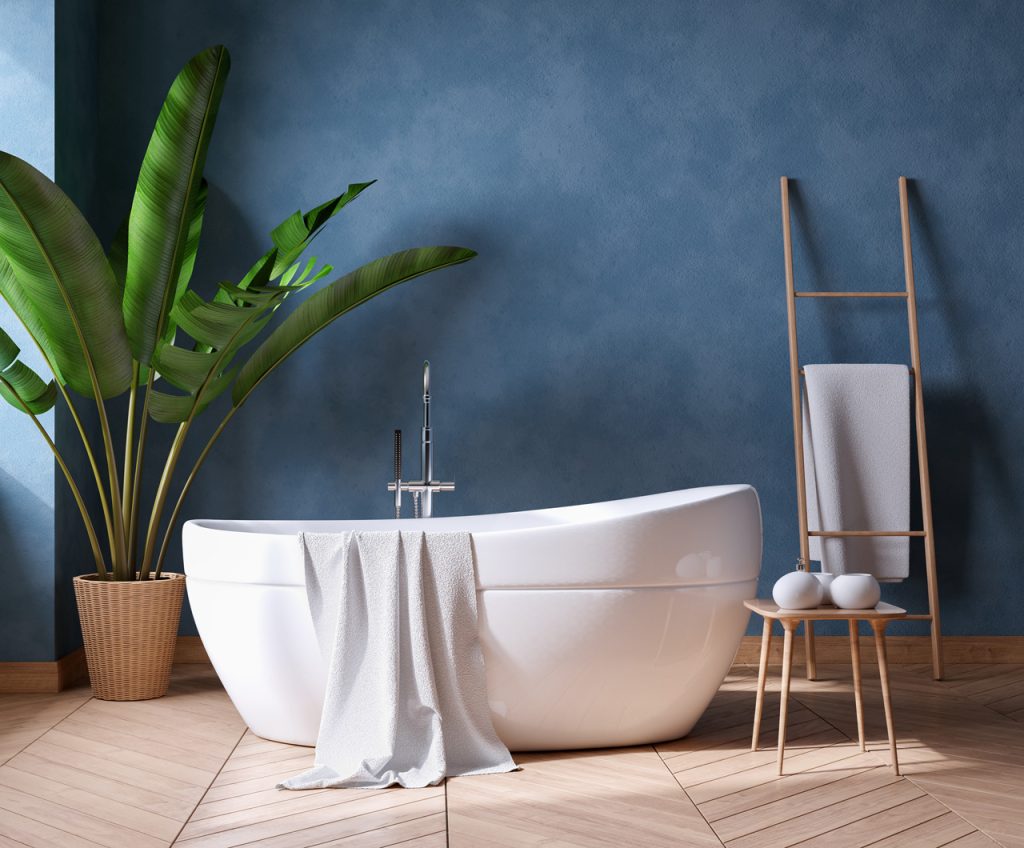 Bathroom Design Trends for 2025 - Freestanding Bathtub