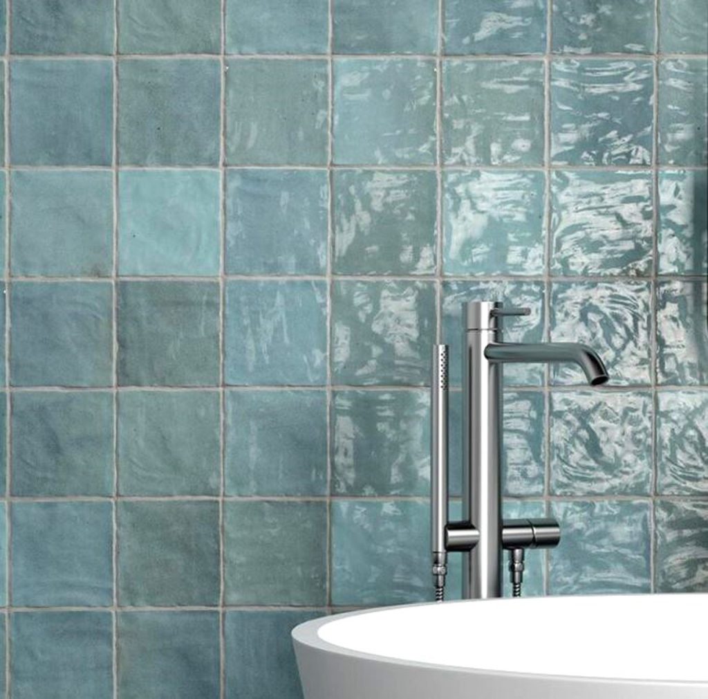 Bathroom Design Trends for 2025 - Artisanal Zellige Tiles