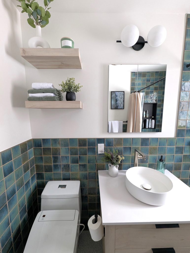 Compact and Colourful Bathroom Design Portfolio