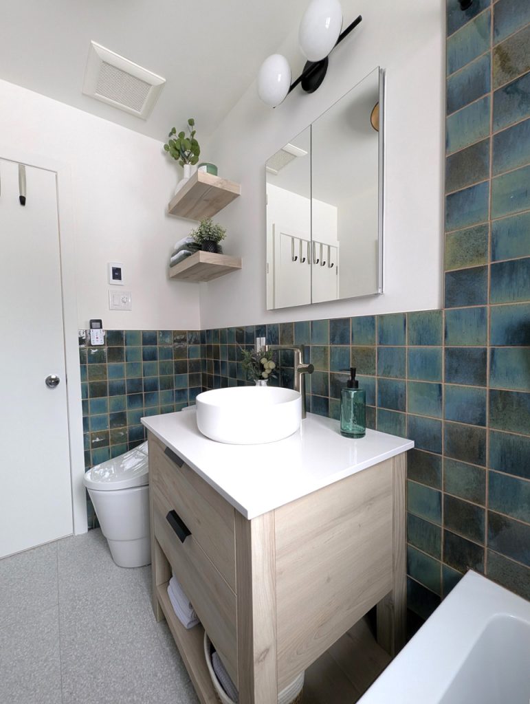 Compact and Colourful Bathroom Design Portfolio