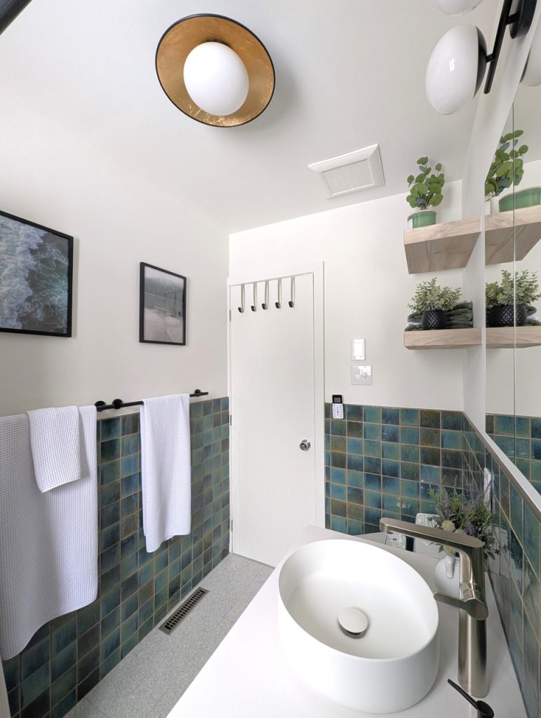 Compact and Colourful Bathroom Design Portfolio