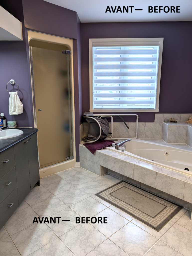 Serene Master Bathroom Design in Laval
