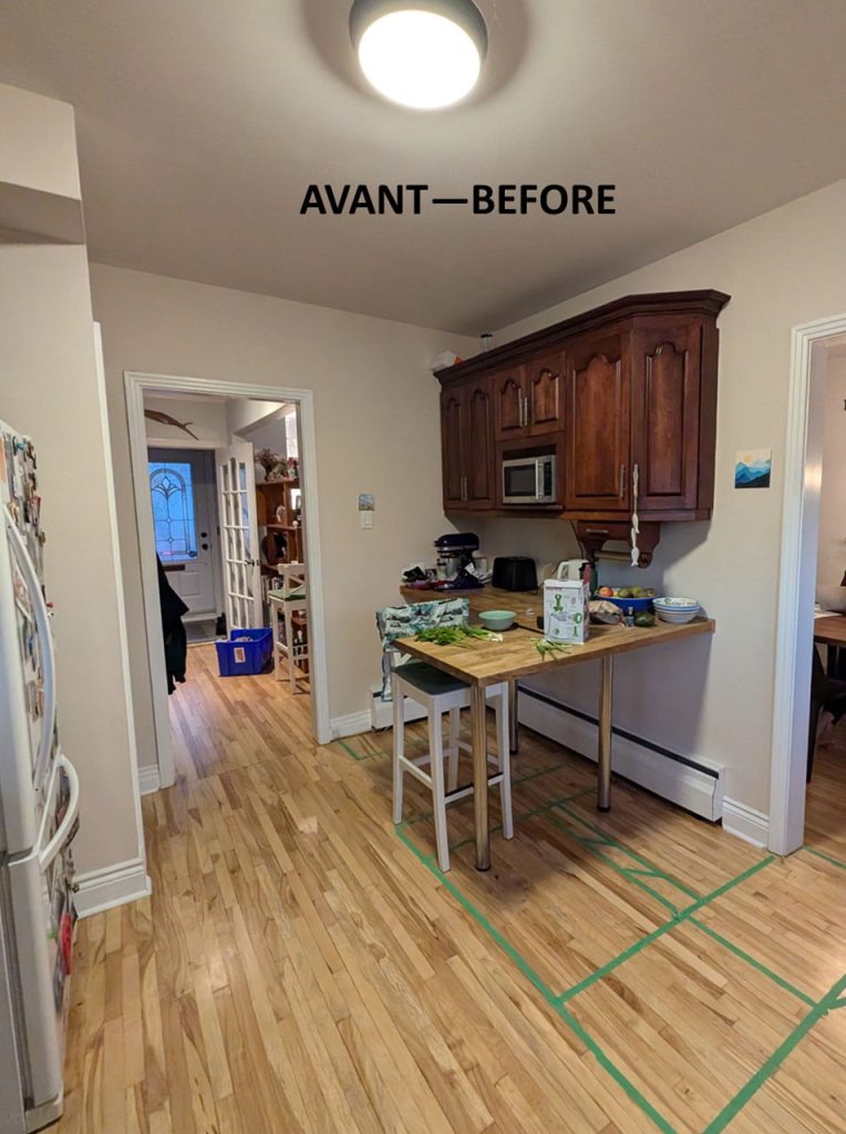 Contemporary Kitchen Remodel in Montreal West