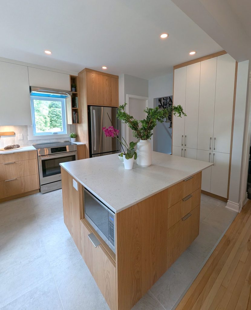 Contemporary Kitchen Remodel in Montreal West