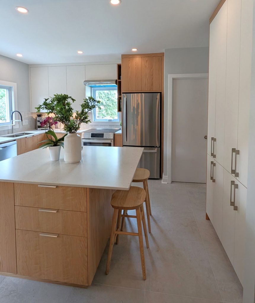 Contemporary Kitchen Remodel in Montreal West