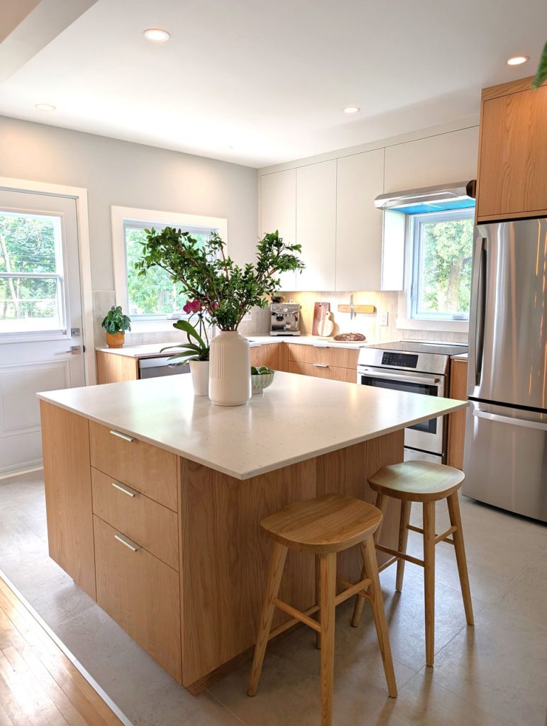 Contemporary Kitchen Remodel in Montreal West