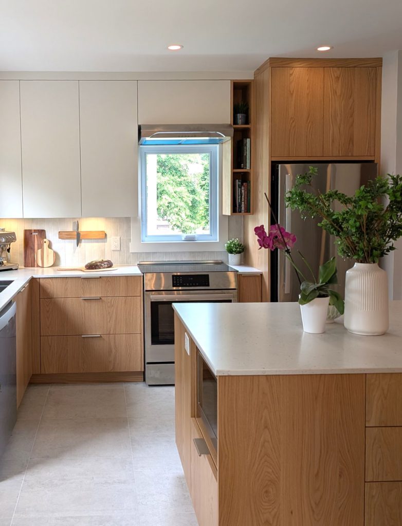 Contemporary Kitchen Remodel in Montreal West