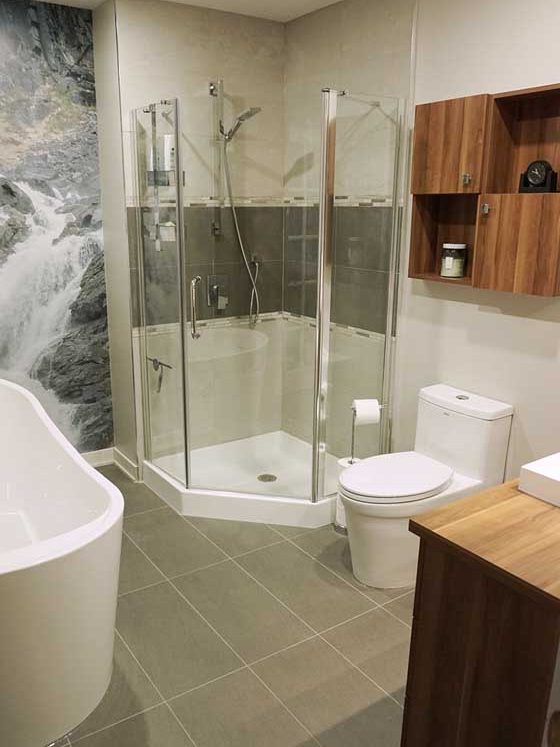 Rénovation complète de salle de bain à Candiac, Québec