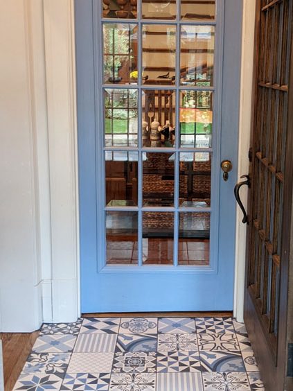 Maison-craftsman-design-entree-vestibule-a-Montreal