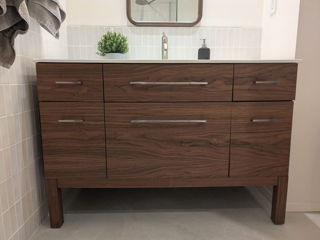 Sleek Bathroom Renovation Portfolio by Versa Style Design