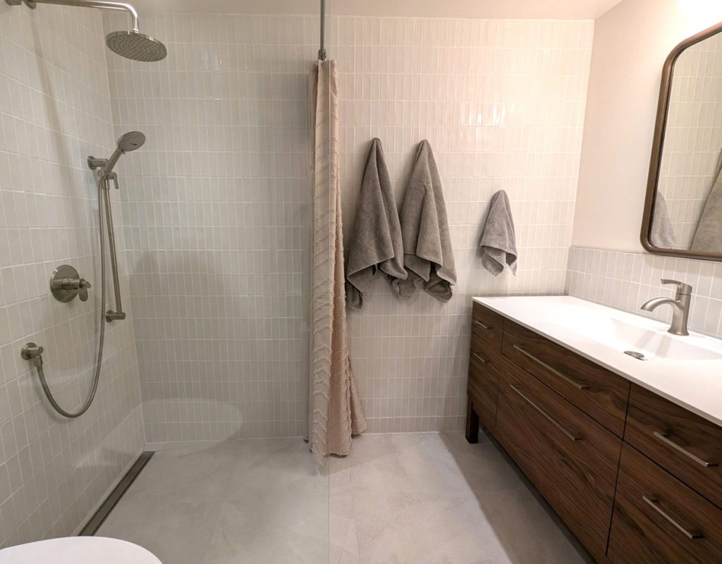 Sleek Bathroom Renovation Portfolio - Le Plateau