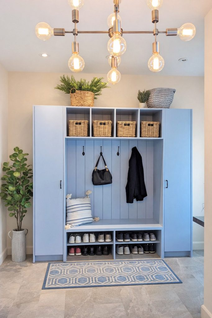 Design d’une entrée vestibule dans l'Ouest de Montréal