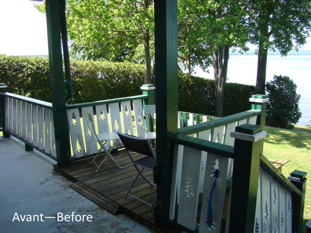 Lakeside Outdoor Landscaping and Terrace Design Portfolio in Saint-Placide-Oka