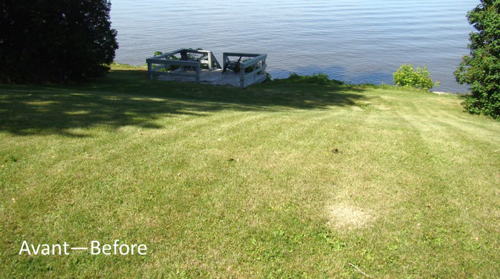 Lakeside Outdoor Landscaping and Terrace Design Portfolio in Saint-Placide-Oka