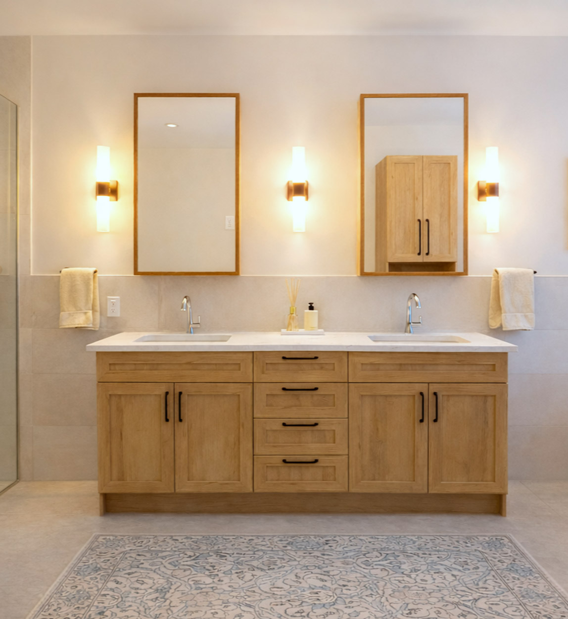 Spa Bathroom Design in Pincourt by Versa Style Design